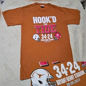 UT Texas vs Alabama - 2023 Graphic T-Shirt UT Longhorns beat Bama - S